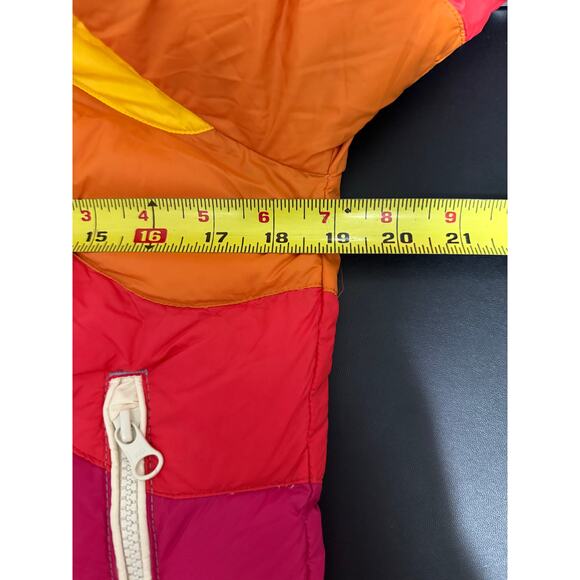 Marine Layer NEW ML X LF Apres Puffer Antique White Mullti Colorblock Size XS - Picture 14 of 15